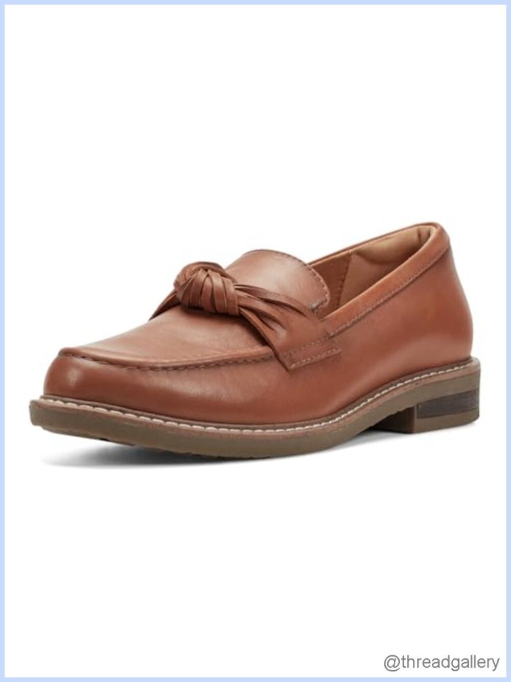 Women's Jayde Leather Loafers Cushioned Slip-On Casual Shoes